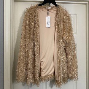 Calvin Klein Frayed Edges Cardigan/Jacket